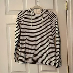 J Crew Striped Hooded Sweater